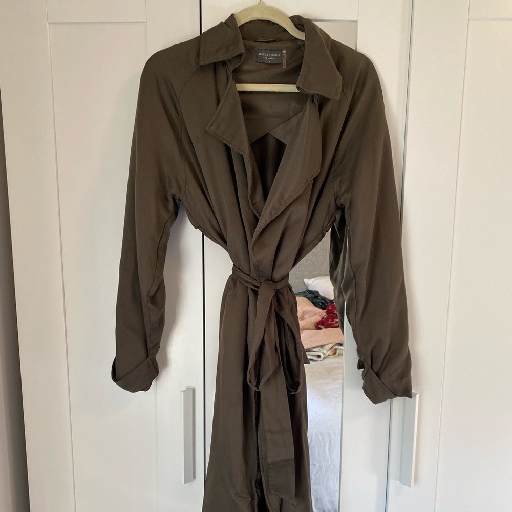 Green Trench Coat